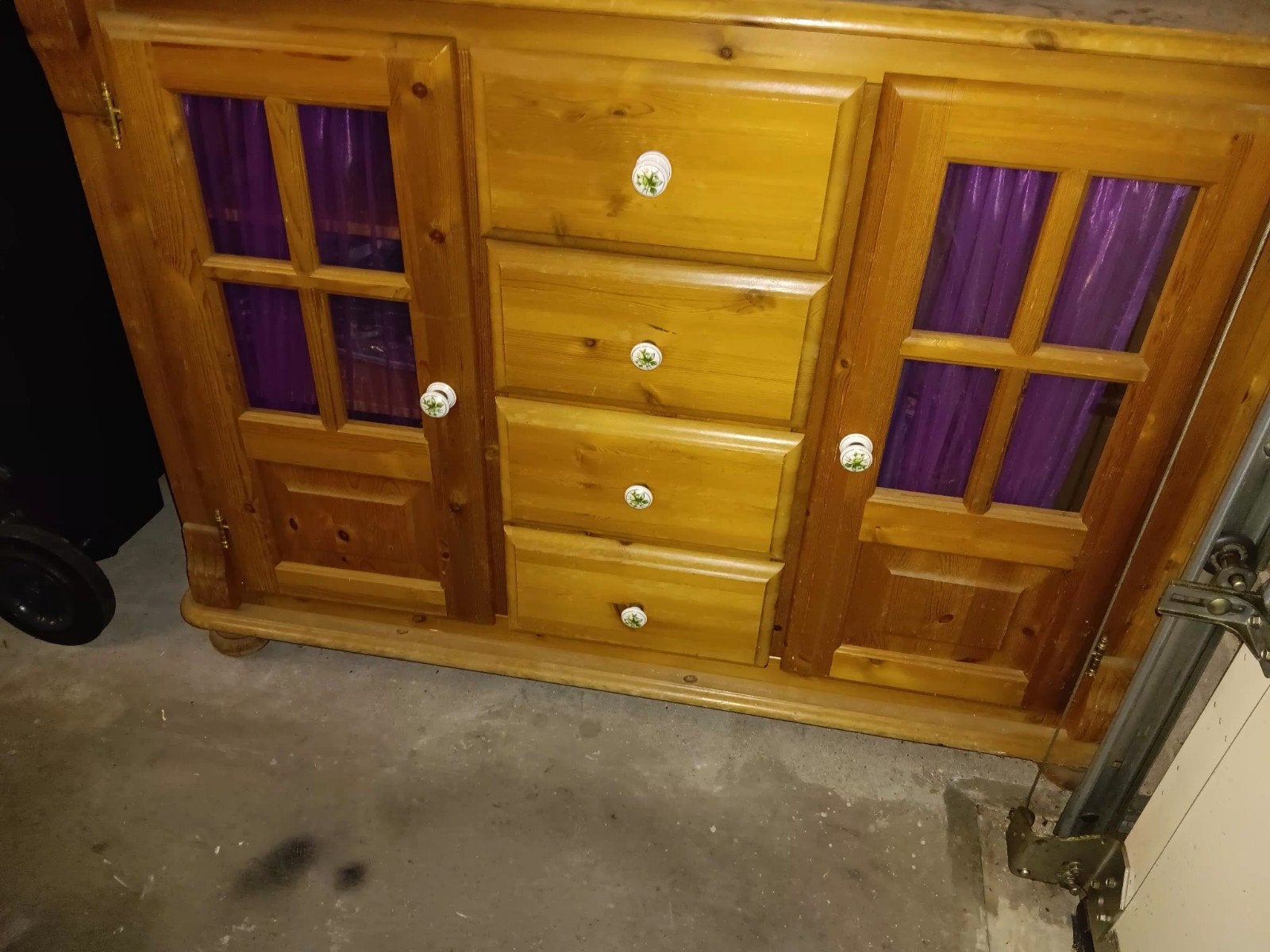 Grenen dressoir commodekast  met lades en deuren, Ophalen, Gebruikt