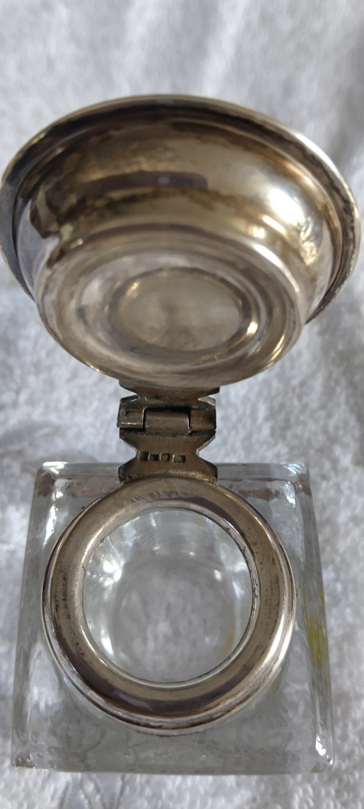 Antieke inktpot, Ophalen of Verzenden, Zilver