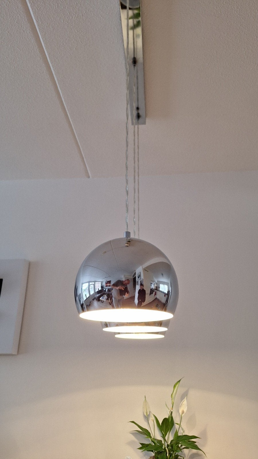 hanglampen voor boven tafel, Ophalen, Gebruikt, Kunststof, E27 (groot)