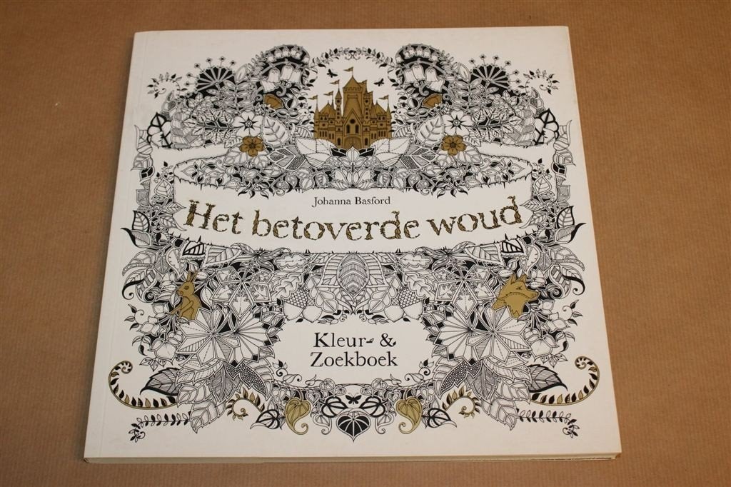 Het Betoverde Woud — Basford, Kleur, Zoekboek, Niet Gekleurd, Boeken, Ophalen of Verzenden, Gelezen, Overige onderwerpen
