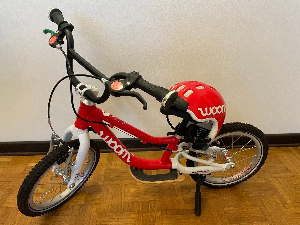 Woom 1 PRO kids bike + helmet, Ophalen, Gebruikt, 16 tot 20 inch, Woom 5