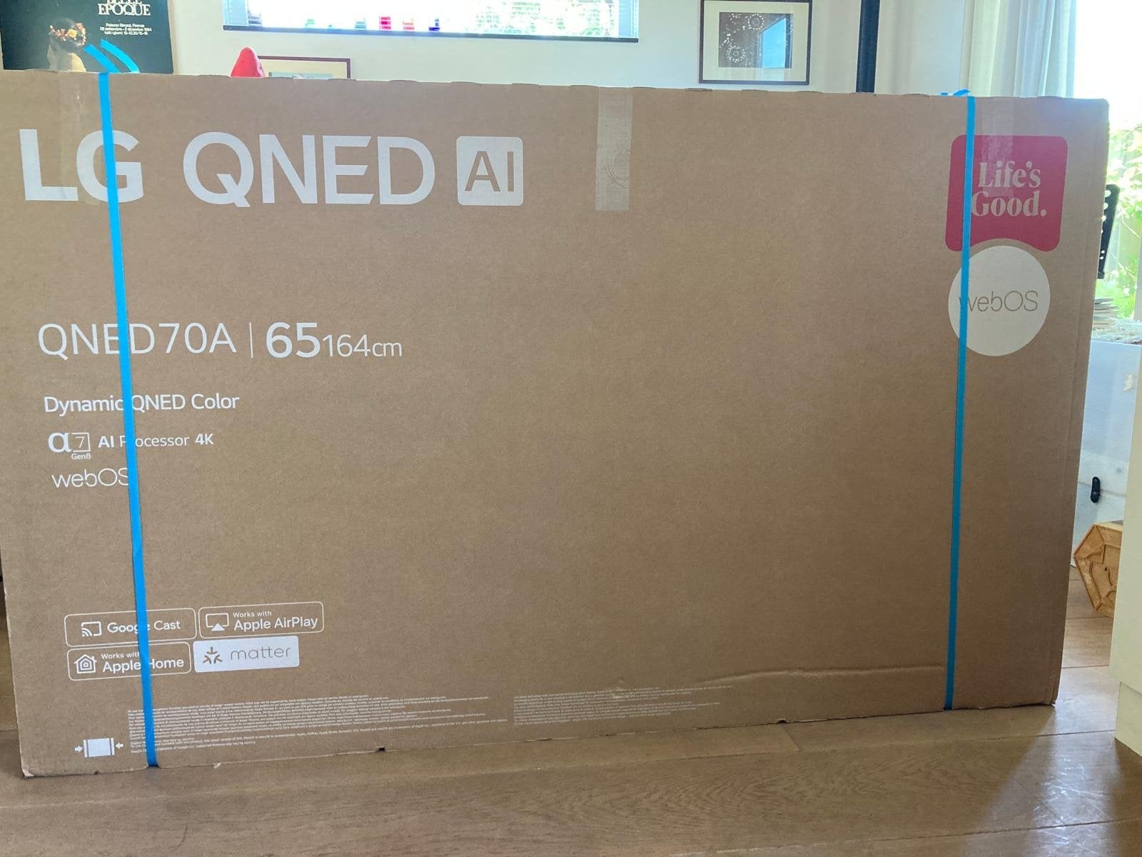 LG QNED70A 65 inch 4K Smart TV - Nieuw in doos, Ophalen, QLED, 50 Hz, Nieuw