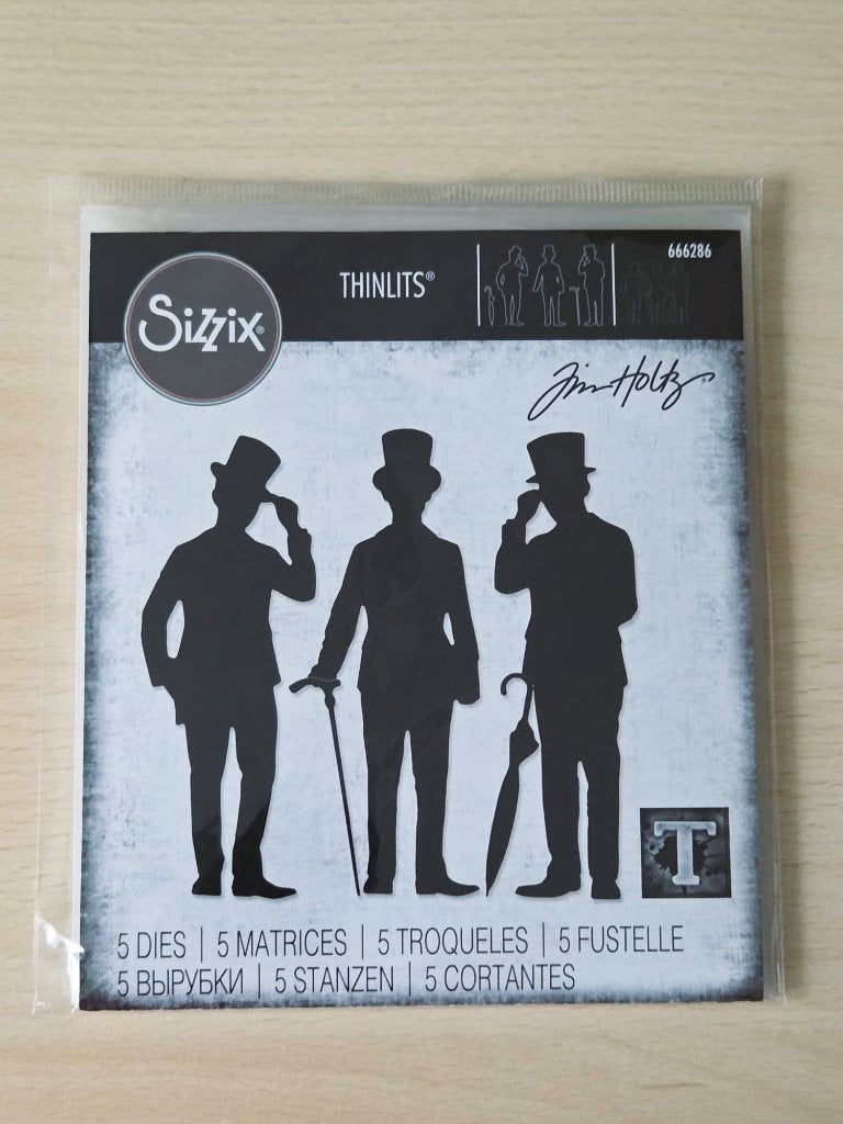 Sizzix - Tim Holtz - Gentlemen, Hobby en Vrije tijd, Ophalen of Verzenden, Nieuw, Frame of Mal, Sizzix