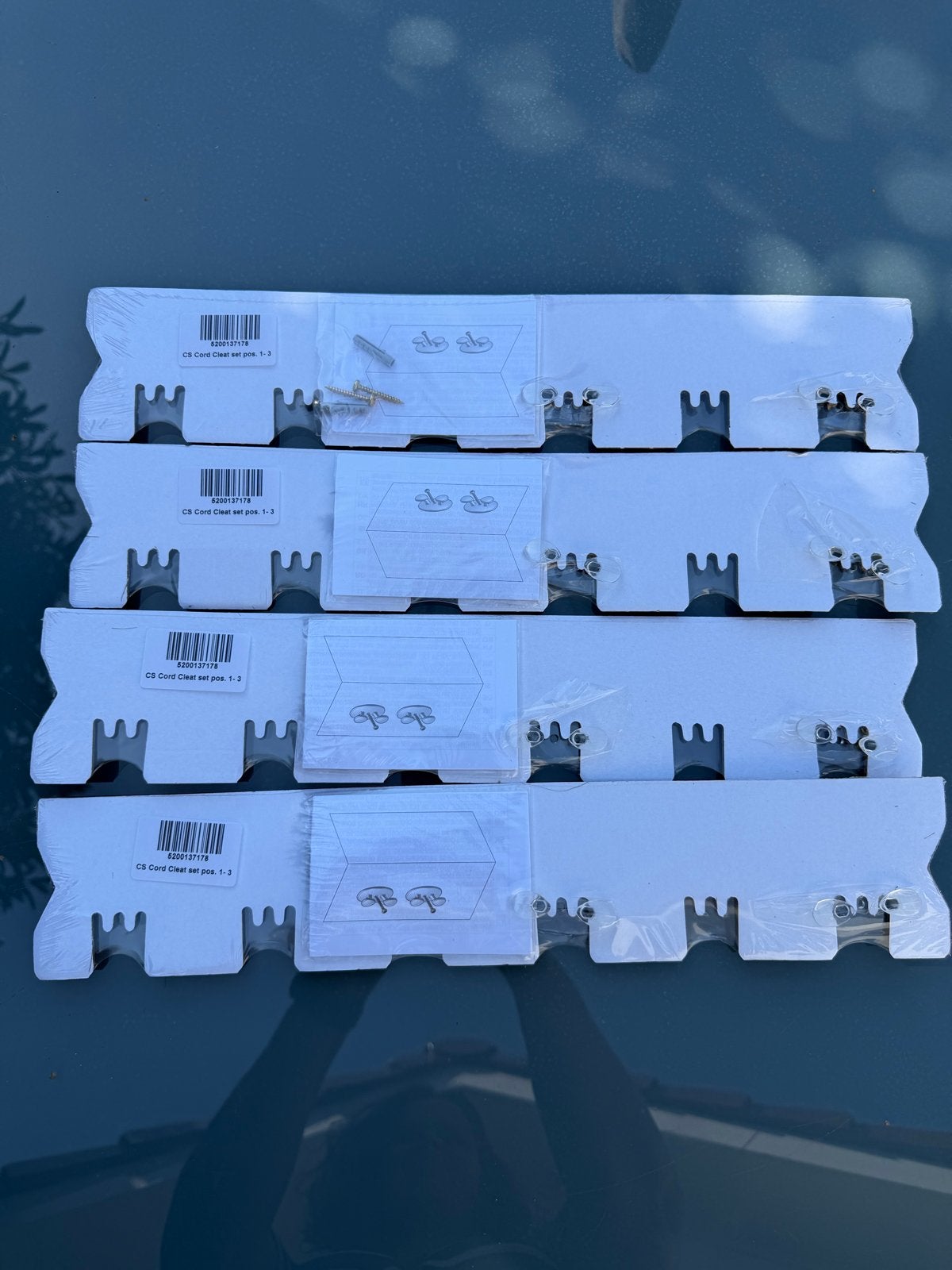 CS Cord Cleat set pos. 1-3 (4 stuks), Ophalen, Nieuw, Overige merken, Kabel of Snoer