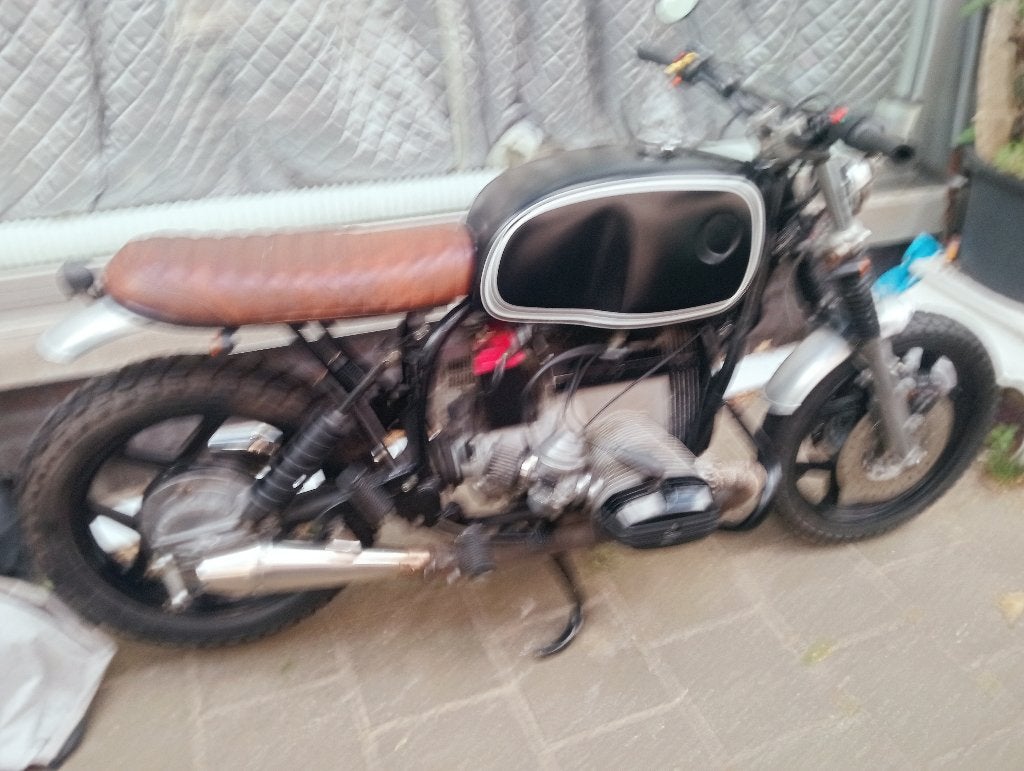 Unieke BMW Custom Cafe Racer - Handgeschakeld, Motoren, Motoren | BMW, Particulier, Overig, meer dan 35 kW, 2 cilinders, Motorrijbewijs A