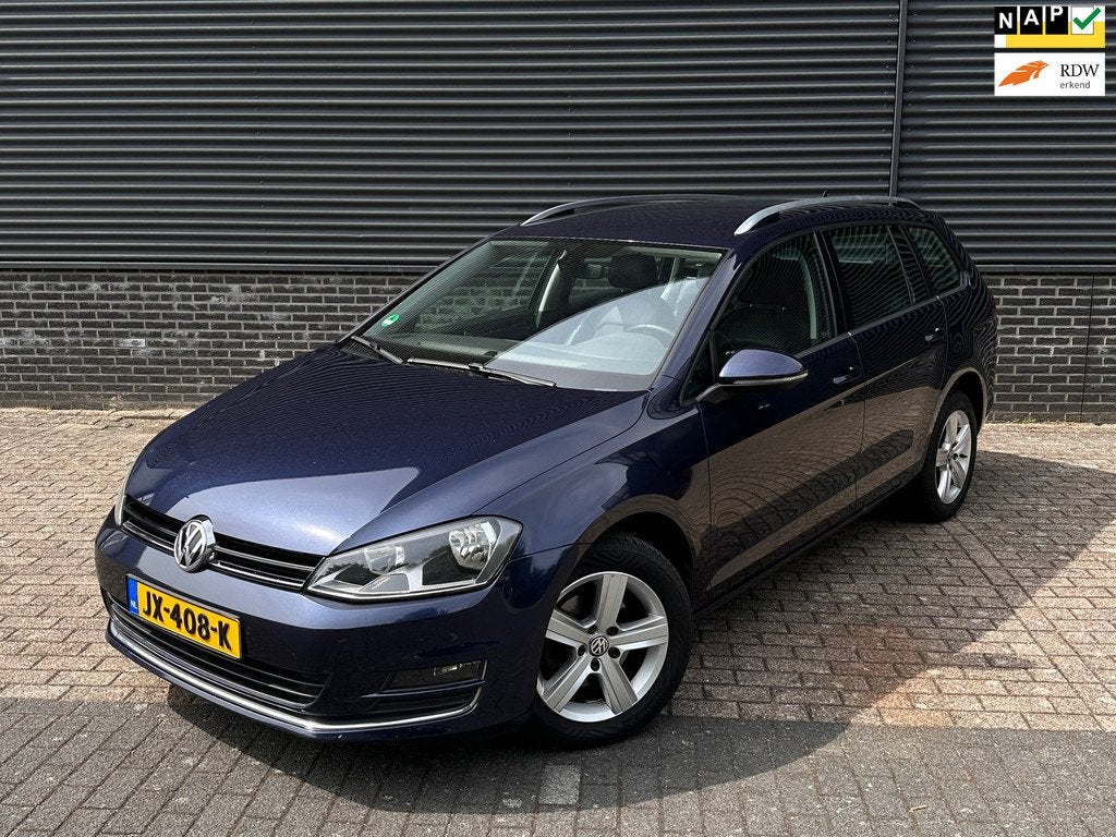 Volkswagen Golf Variant 1.6 TDI DSG Automaat CarPlay Camera, Auto's, Volkswagen, Gebruikt, 4 cilinders, 700 kg, Blauw