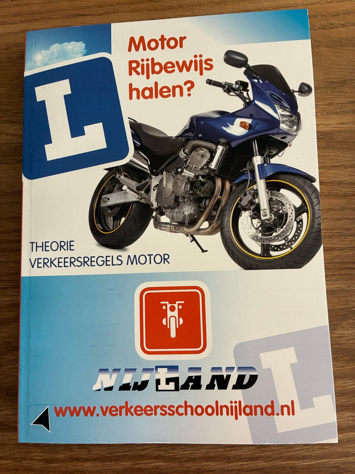 Theorieboek Motor Rijbewijs Nijland, Boeken, Studieboeken en Cursussen, Ophalen of Verzenden, Zo goed als nieuw, Overige niveaus