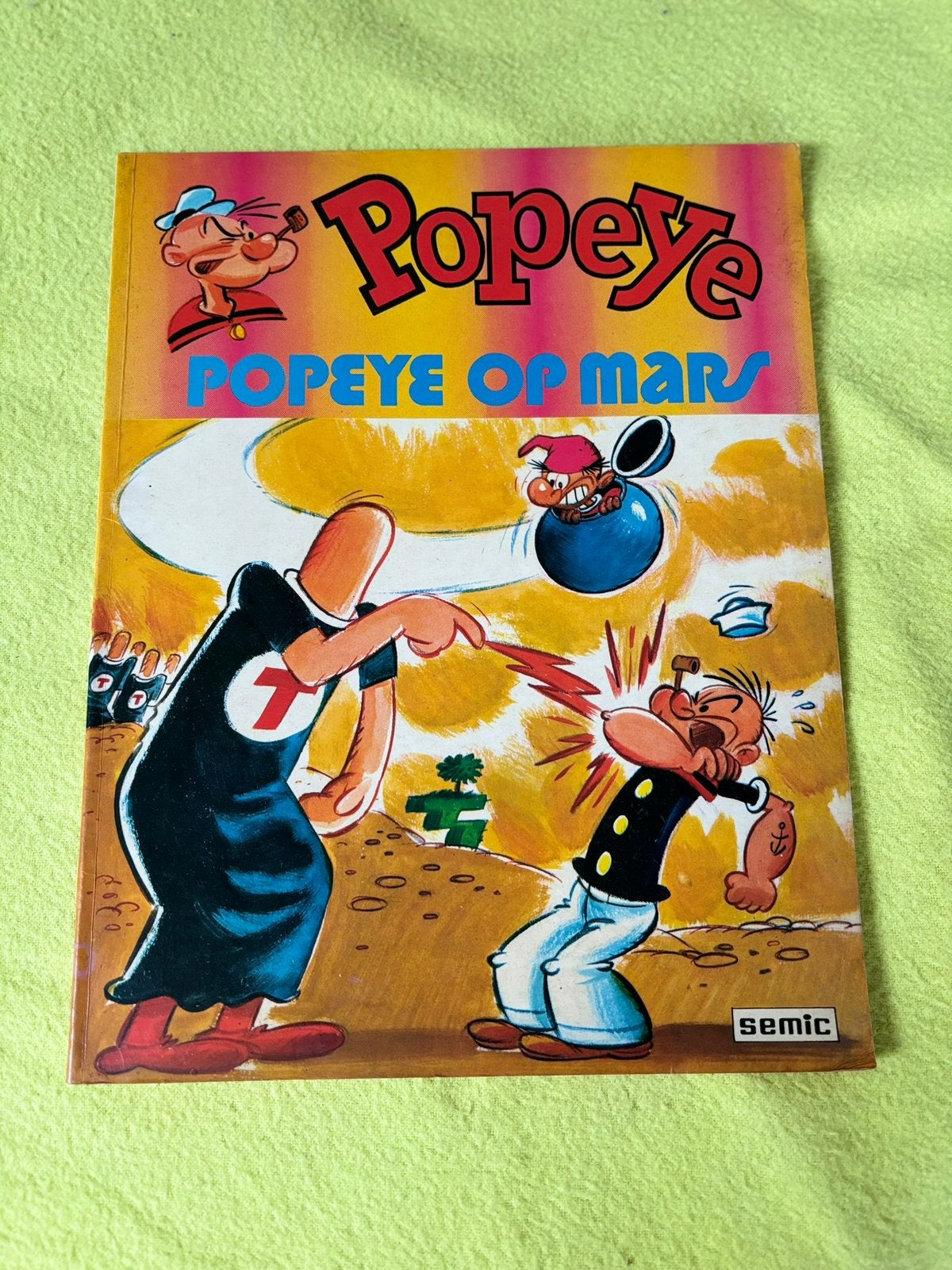Popeye op Mars stripboek uit 1979, Boeken, Strips | Comics, Europa, Ophalen of Verzenden, Gelezen, Eén comic