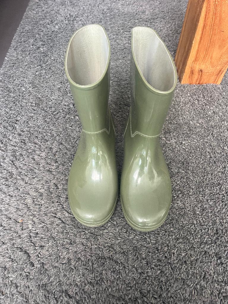 Groene laarzen maat 36, Ophalen of Verzenden, Zo goed als nieuw
