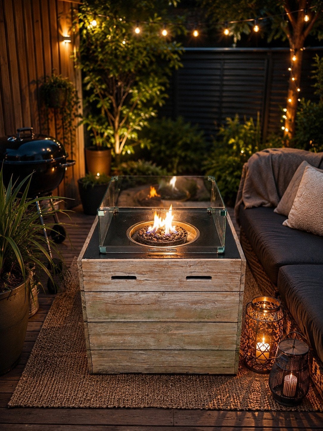 Vuurtafel picknicktafel restauratieservice alle tuinmeubelen, Ophalen of Verzenden, Nieuw