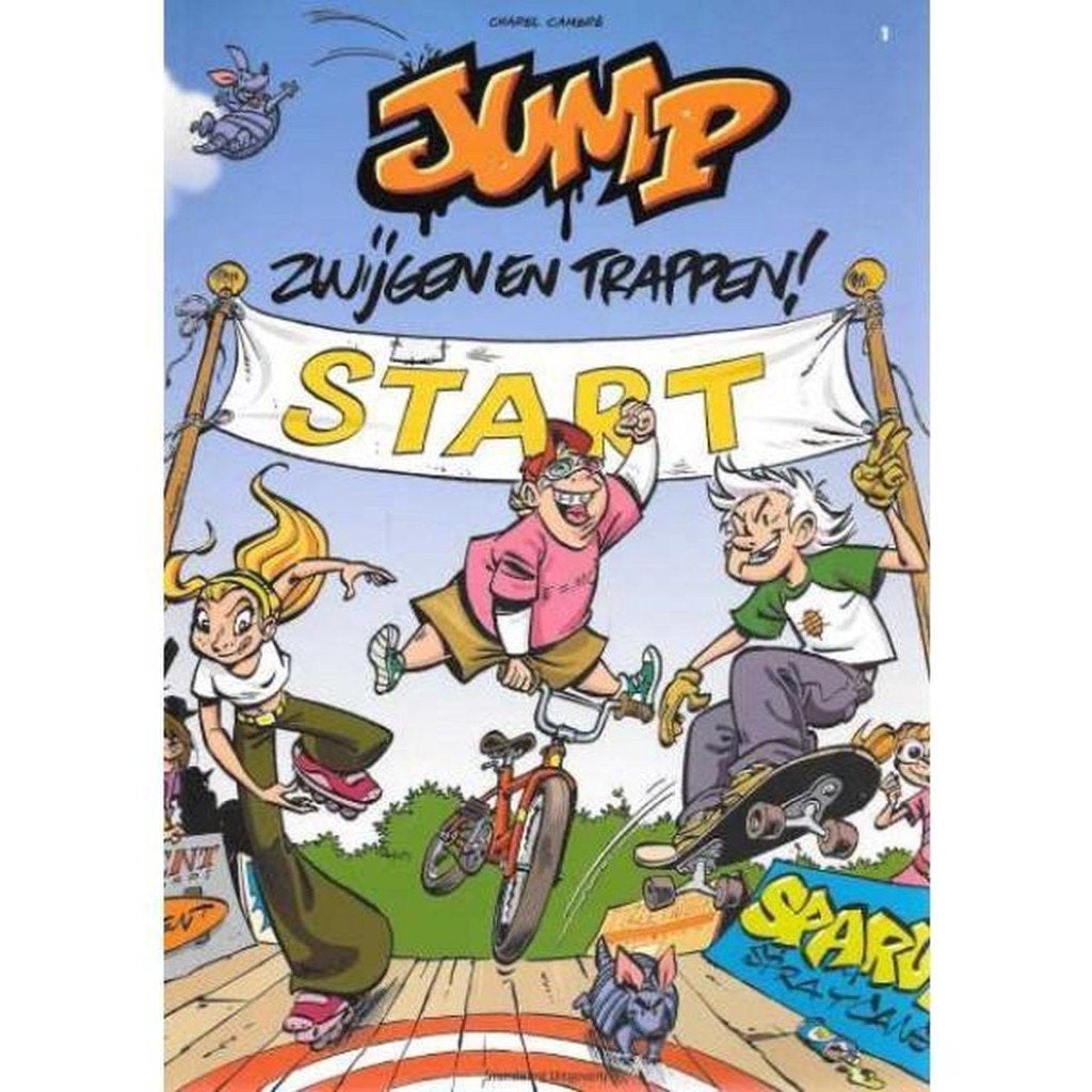 Jump. Zwijgen en Trappen. Nr 1, Eén stripboek, Ophalen of Verzenden, Gelezen