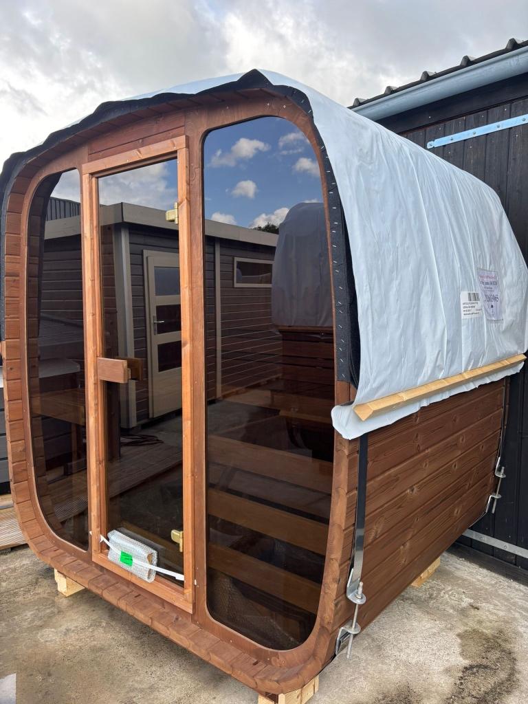 Design Barrelsauna 160 cm I Thermohout I Direct beschikbaar, Ophalen, Wellness4Fun, Fins of Traditioneel, 8431 NA, 17