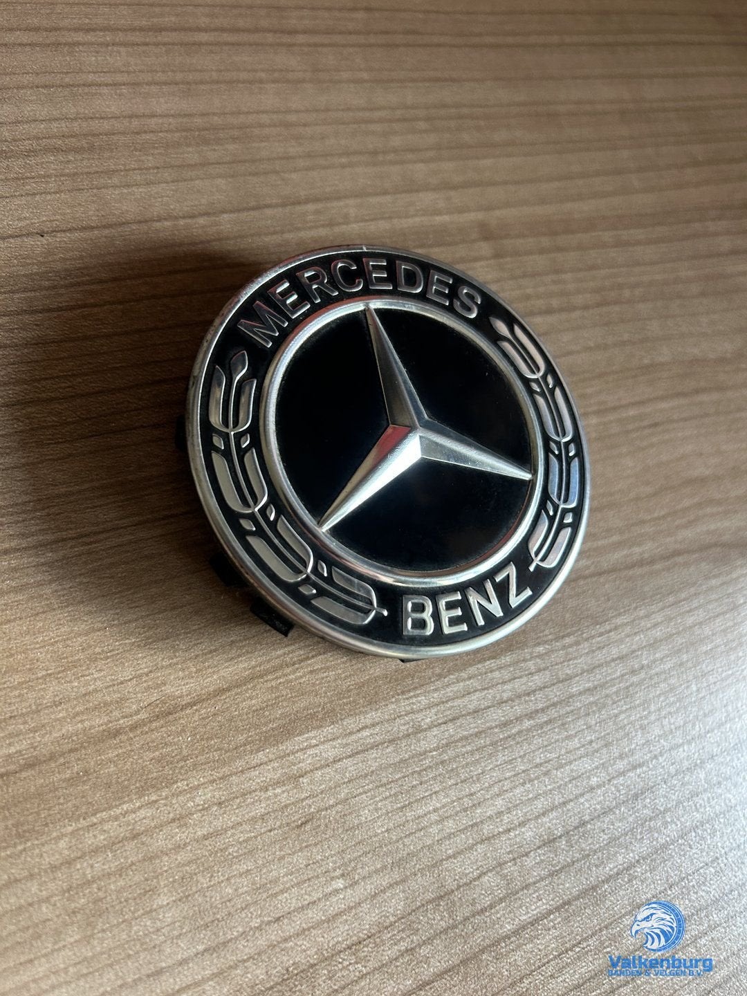 ORIGINELE Mercedes Benz naafkap naafdop zwart chroom NIEUW M