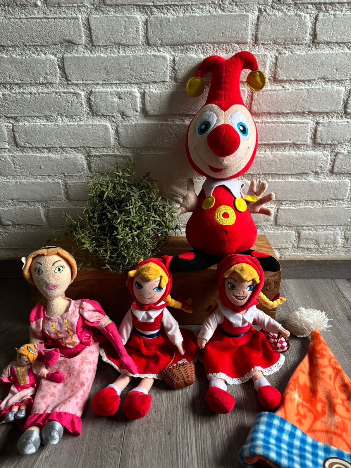 Efteling;diverse efteling knuffels, 0.a Jokie Roodkapje, Verzamelen, Efteling, Zo goed als nieuw, Overige typen, Ophalen of Verzenden