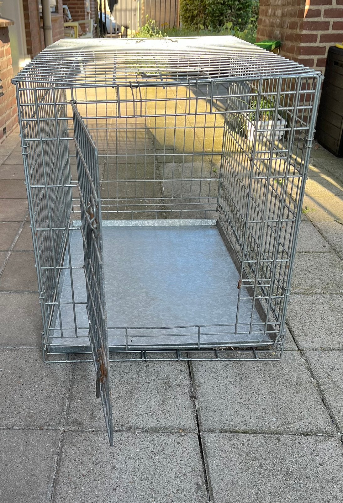Honden bench, Dieren en Toebehoren, Ophalen, Gebruikt