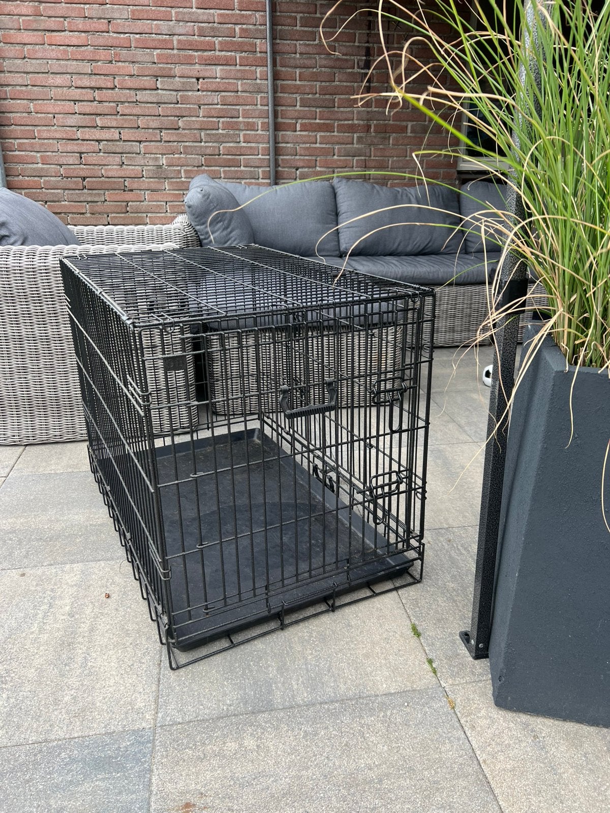 Adori bench nieuwstaat zwart 91x57x66, Ophalen, Zo goed als nieuw