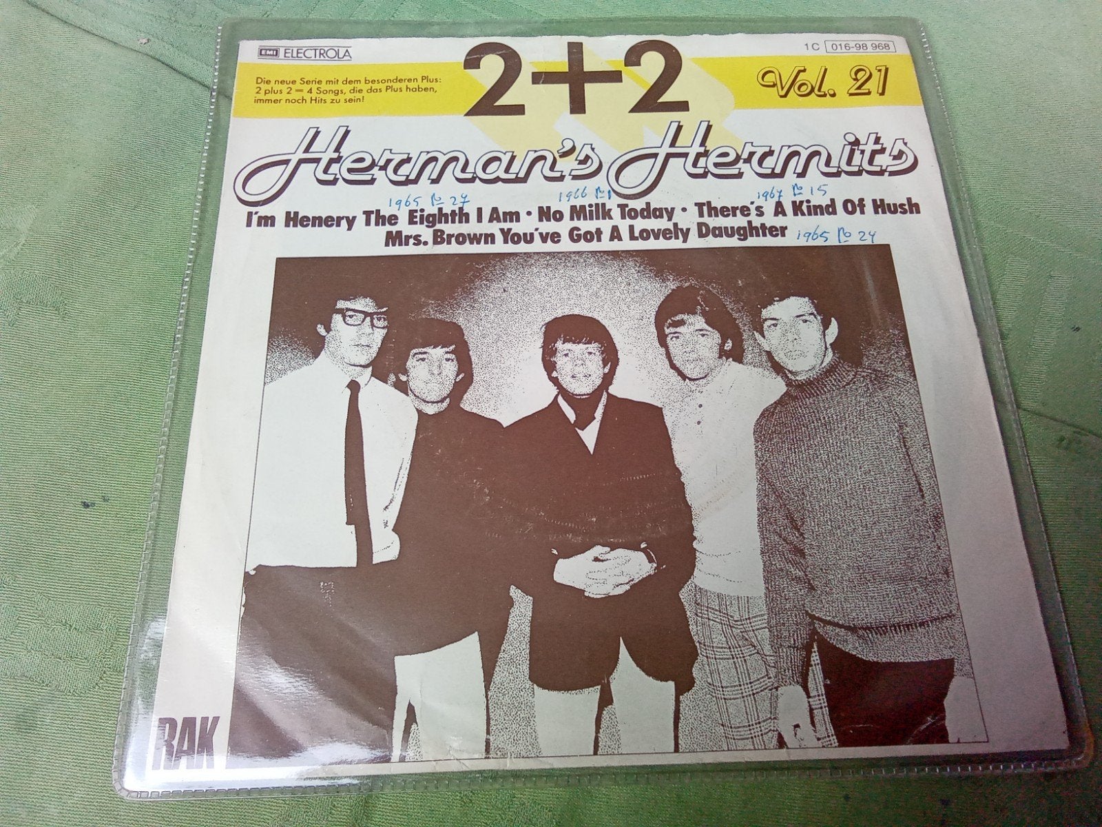 2+2.  Herman Hermits EP, Gebruikt, Verzenden, 7 inch, EP