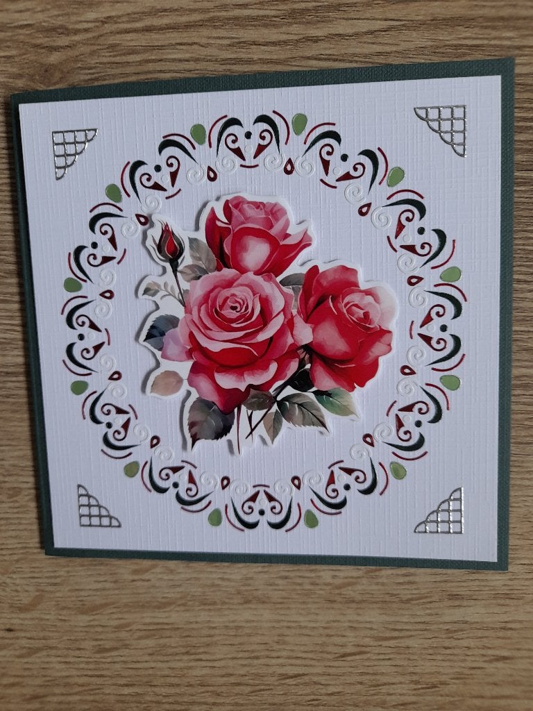 Handgemaakte Hobbydots wenskaart + envelop, Hobby en Vrije tijd, Kaarten | Zelfgemaakt, Verzenden, Nieuw, Overige thema's