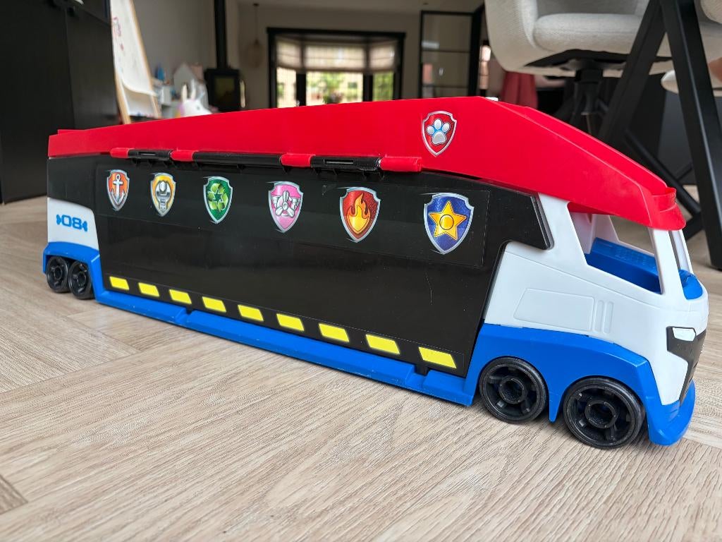 Paw Patroller transport truck + vleugeldeuren – compleet, Ophalen, Zo goed als nieuw