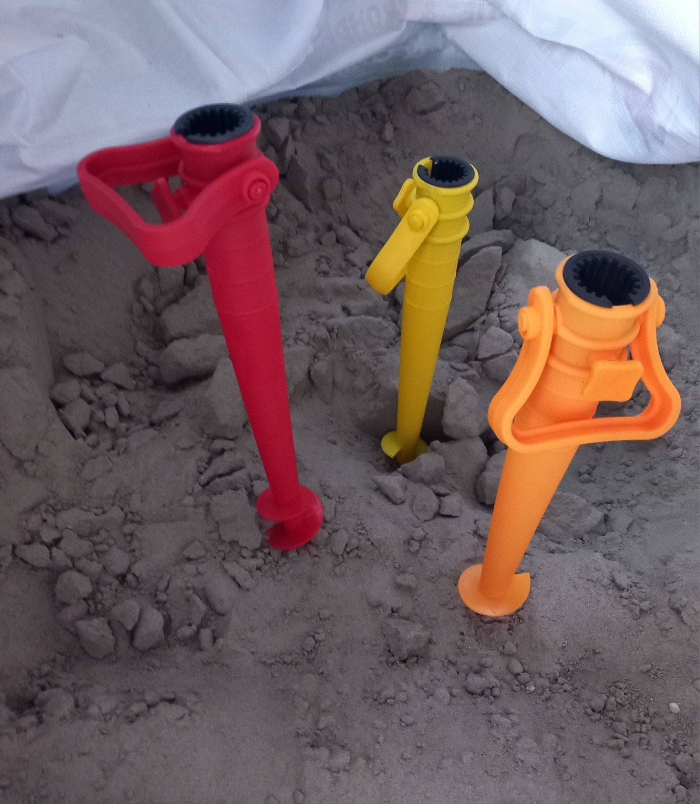Parasolvoet Strand - Schroefanker voor Parasol PVC - Nieuw, Ophalen, Nieuw
