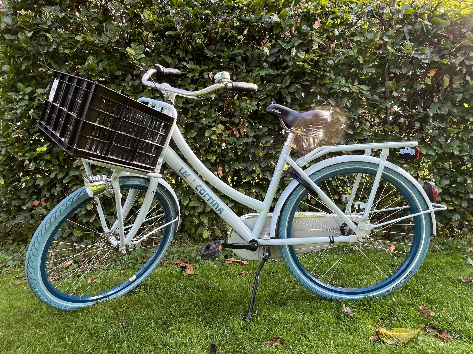 Cortina U4 meisjesfiets 24 inch blauw, Ophalen, Terugtraprem, Versnellingen, Gebruikt