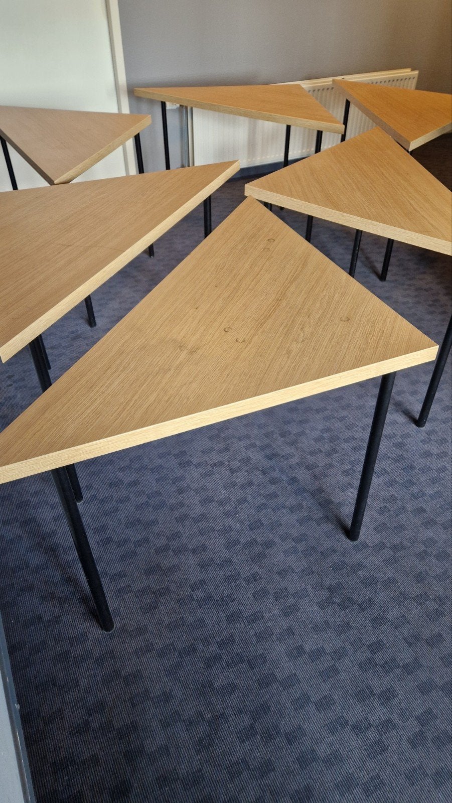 vergadertafel, Ophalen