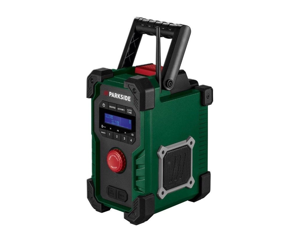 Parkside DAB-Bouwradio met Bluetooth., Ophalen, Zo goed als nieuw, Bouwradio