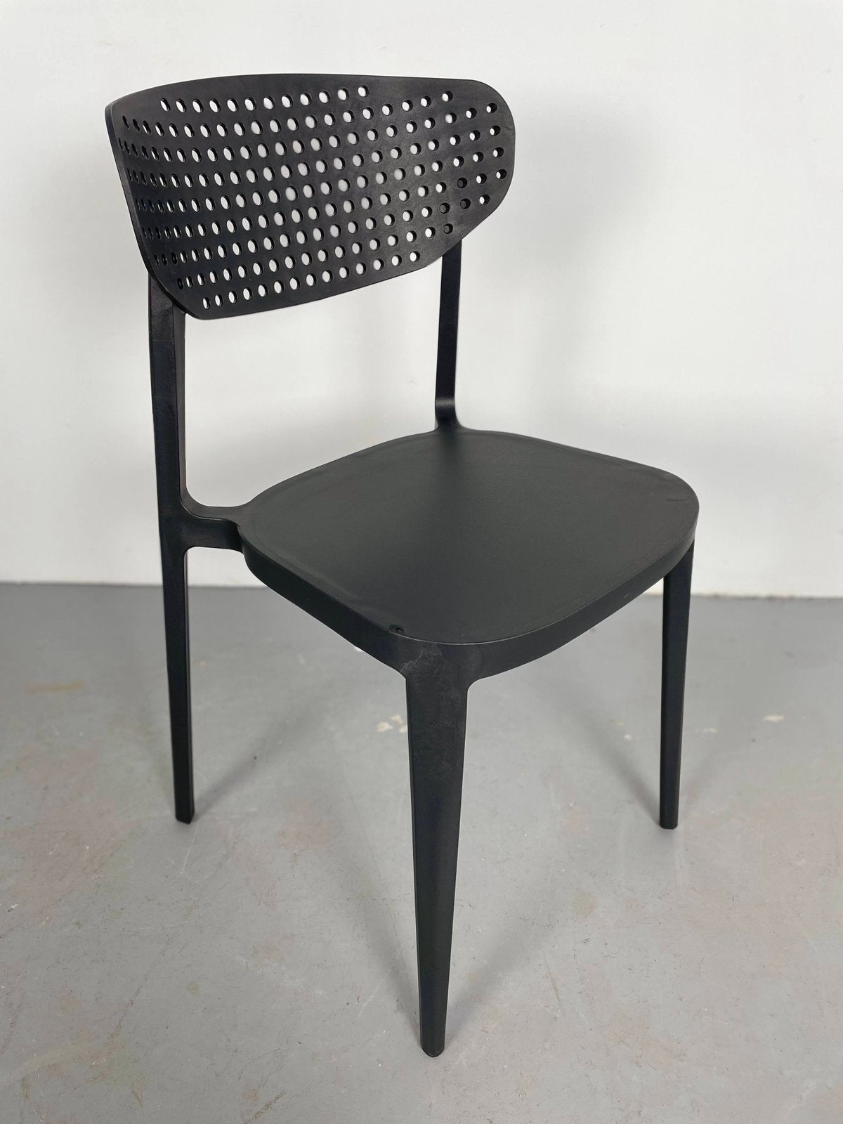 17x Nieuwe design stapelstoelen - kleur antraciet, Ophalen, Kunststof, Nieuw, X