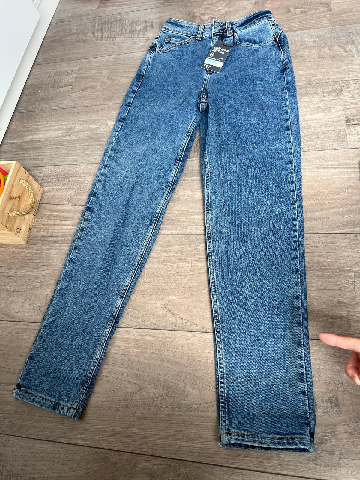 Primark Mom Jeans Stretch High Waist W28 - W29 (confectie 36, Kleding | Dames, Ophalen, Nieuw, Blauw, W28 - W29 (confectie 36)