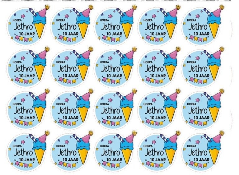 traktatie stickers vel ijsje voor school, opvang, verjaardag, The River House, Info@theriverhouse.nl, Overige typen, Nieuw