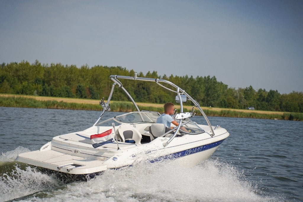 Glastron SX177 4.3 V6 met Kalf tandemtrailer, Watersport en Boten, Ophalen, Overige merken, Gebruikt, Binnenboordmotor