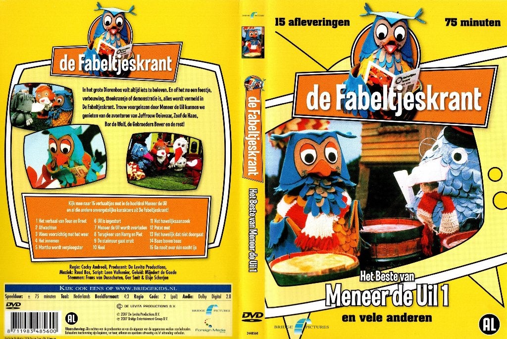 De Fabeltjeskrant, Het beste van meneer de Uil 1, Alle leeftijden, Ophalen of Verzenden, Zo goed als nieuw