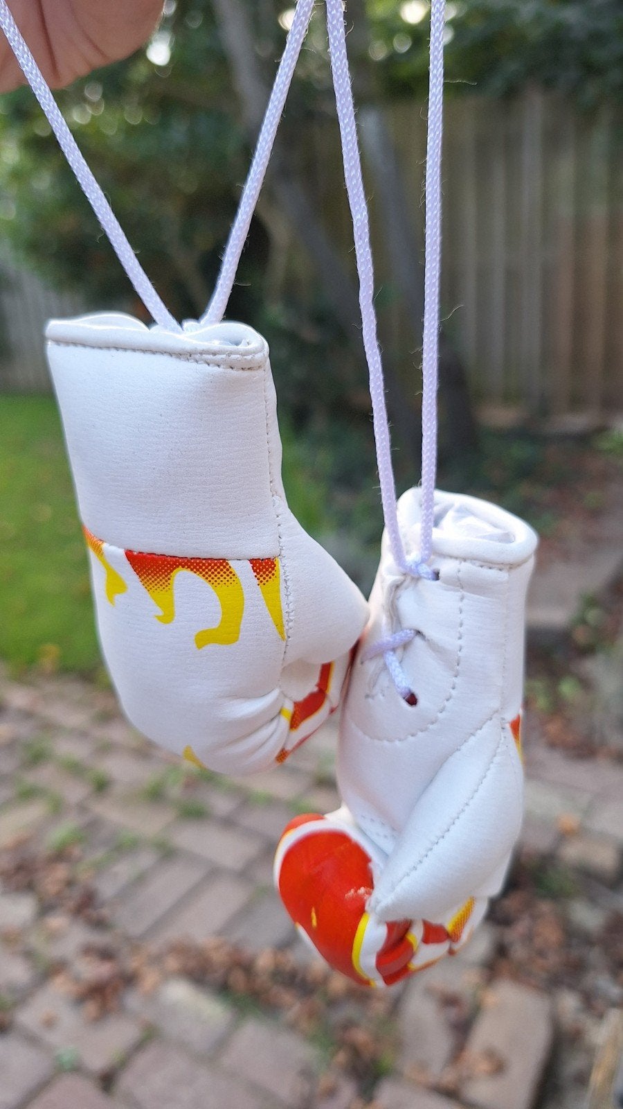 Nieuwe set van 2 mini bokshandschoenen ter decoratie, Ophalen of Verzenden, Nieuw, Bokshandschoenen