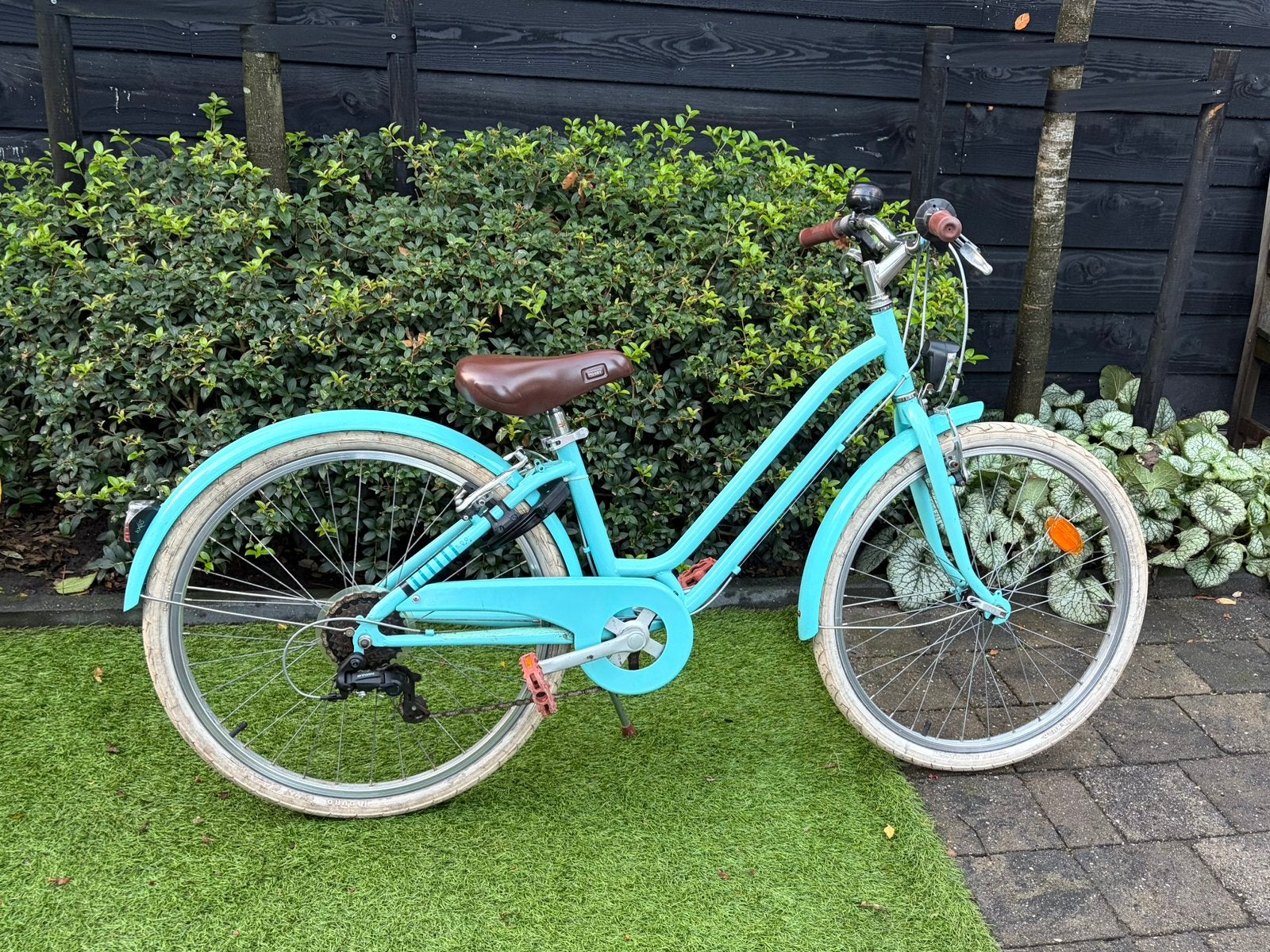 BTWIN ELOPS 500 24 inch kinderfiets - Zo goed als nieuw, Gebruikt, Velgrem, Versnellingen, Minder dan 47 cm