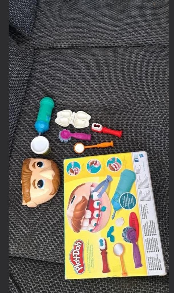 Playdoh kleiset tandarts, Ophalen