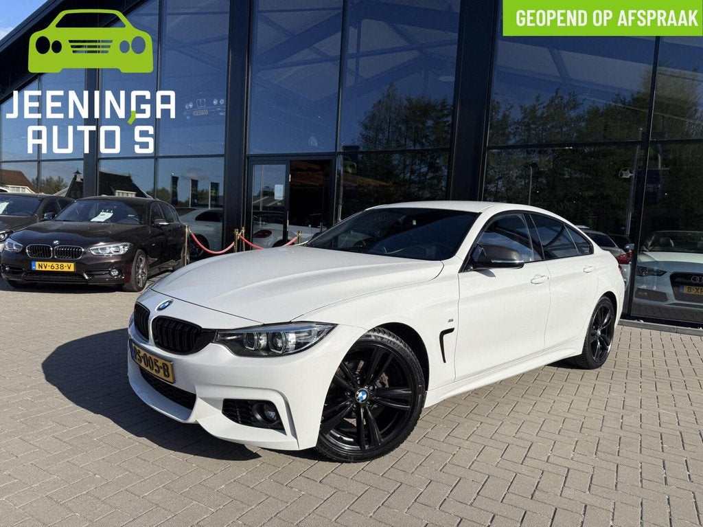 BMW 4-serie Gran Coupé 418i Executive|Mpakket, Auto's, Automaat, Gebruikt, Automatische klimaatregeling, Wit
