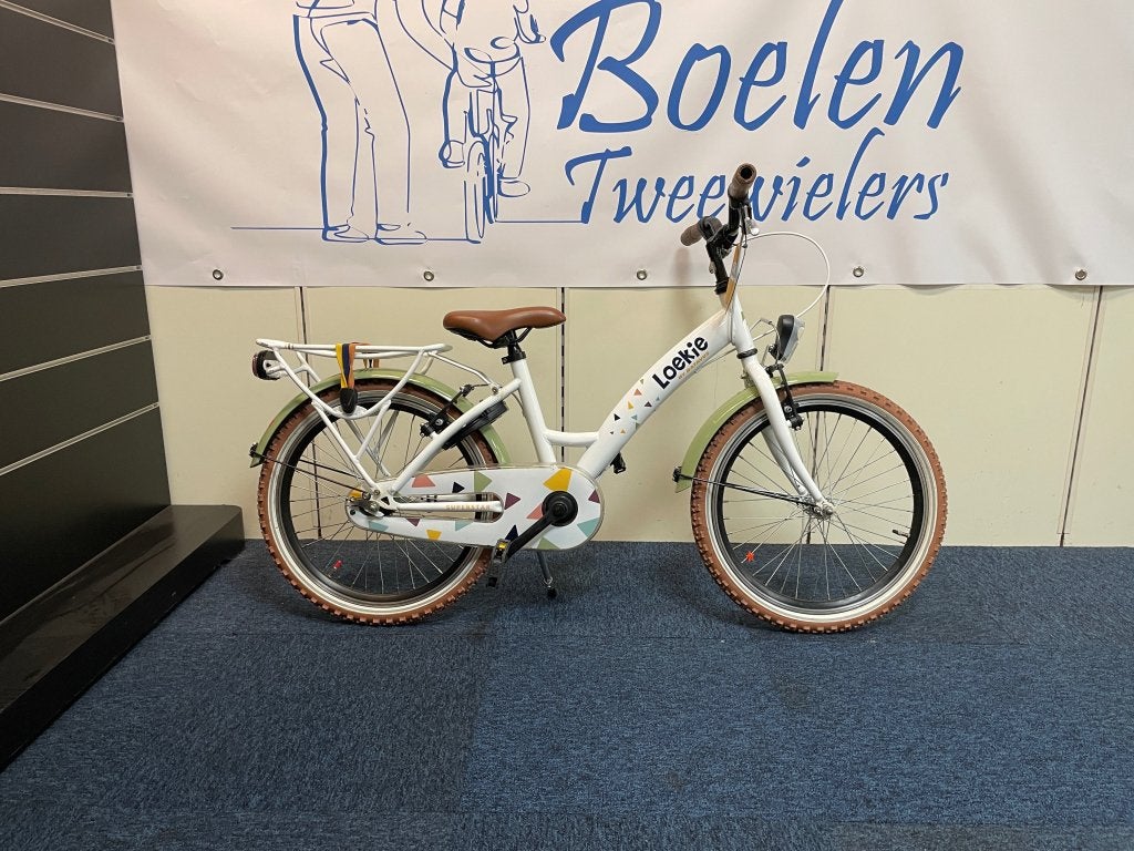Loekie Superstar 20 inch 32cm Meisjesfiets Terrazo 2025, Ophalen, Loekie, Loekie, Terugtraprem