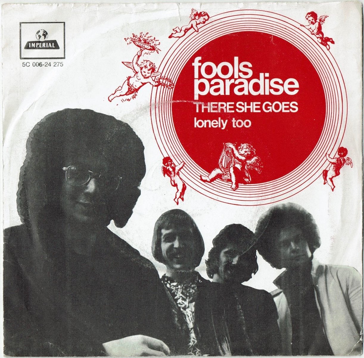 Nederbeat single Fools Paradise - There She Goes (1970)