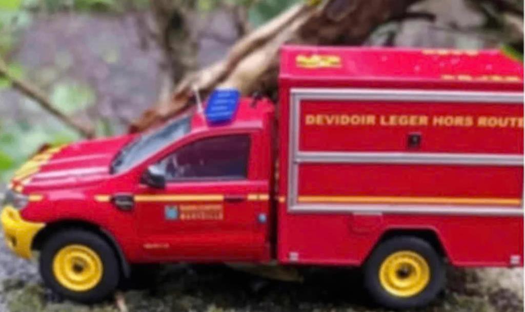 Ford Ranger VDLHR SPAC BRANDWEER schaal 1/43 # 58, Hobby en Vrije tijd, Modelauto's | 1:43, Verzenden, Nieuw, Auto, Overige merken