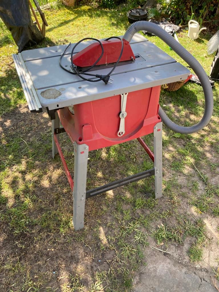 Tafelzaag Einhell - Krachtige en betrouwbare zaagtafel, Doe-het-zelf en Verbouw, Gereedschap | Zaagmachines, Ophalen, Gebruikt