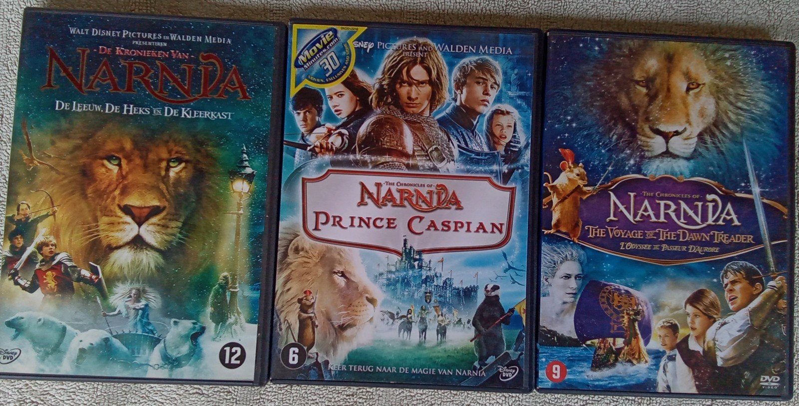 Narnia de serie 3 dvd's, Cd's en Dvd's, Dvd's | Science Fiction en Fantasy, Bonusmateriaal, Nederlands, Ophalen of Verzenden, Zo goed als nieuw