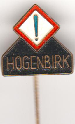 Hogenbirk bouwmachines van toen. vintage speld. dik metaal, Verzenden, Zo goed als nieuw, Overige onderwerpen