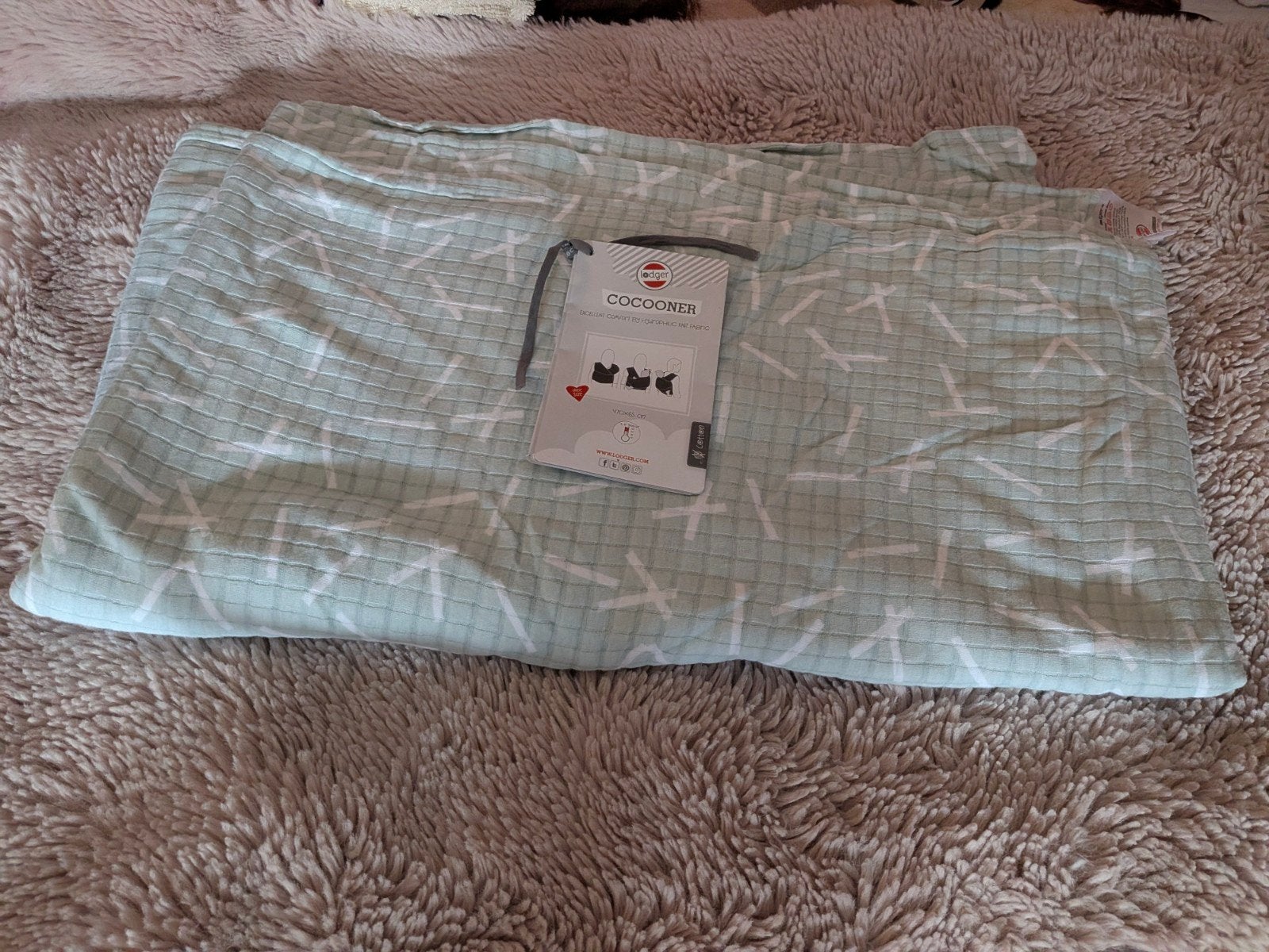 Lodger Cocooner Draagdoek - zo goed als nieuw, Draagdoek, Ophalen of Verzenden, Zo goed als nieuw, Buik, Rug of Zij