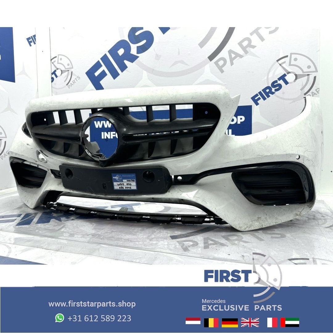 W213 E63 AMG VOORBUMPER E63s BUMPER origineel Mercedes E Kla, Gebruikt, -, Voor, Ophalen of Verzenden