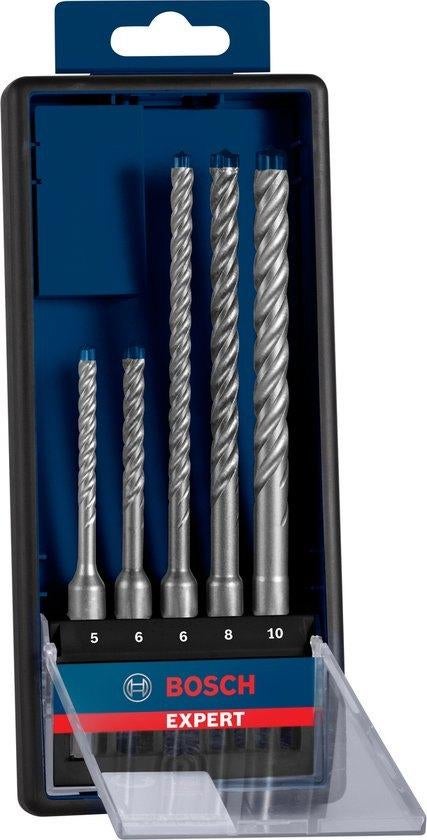 Bosch EXPERT SDS plus-7X hamerboorset 5/6/6/8/10 mm 5-delig, Nieuw, Ophalen of Verzenden, Www.loods56.nl, X