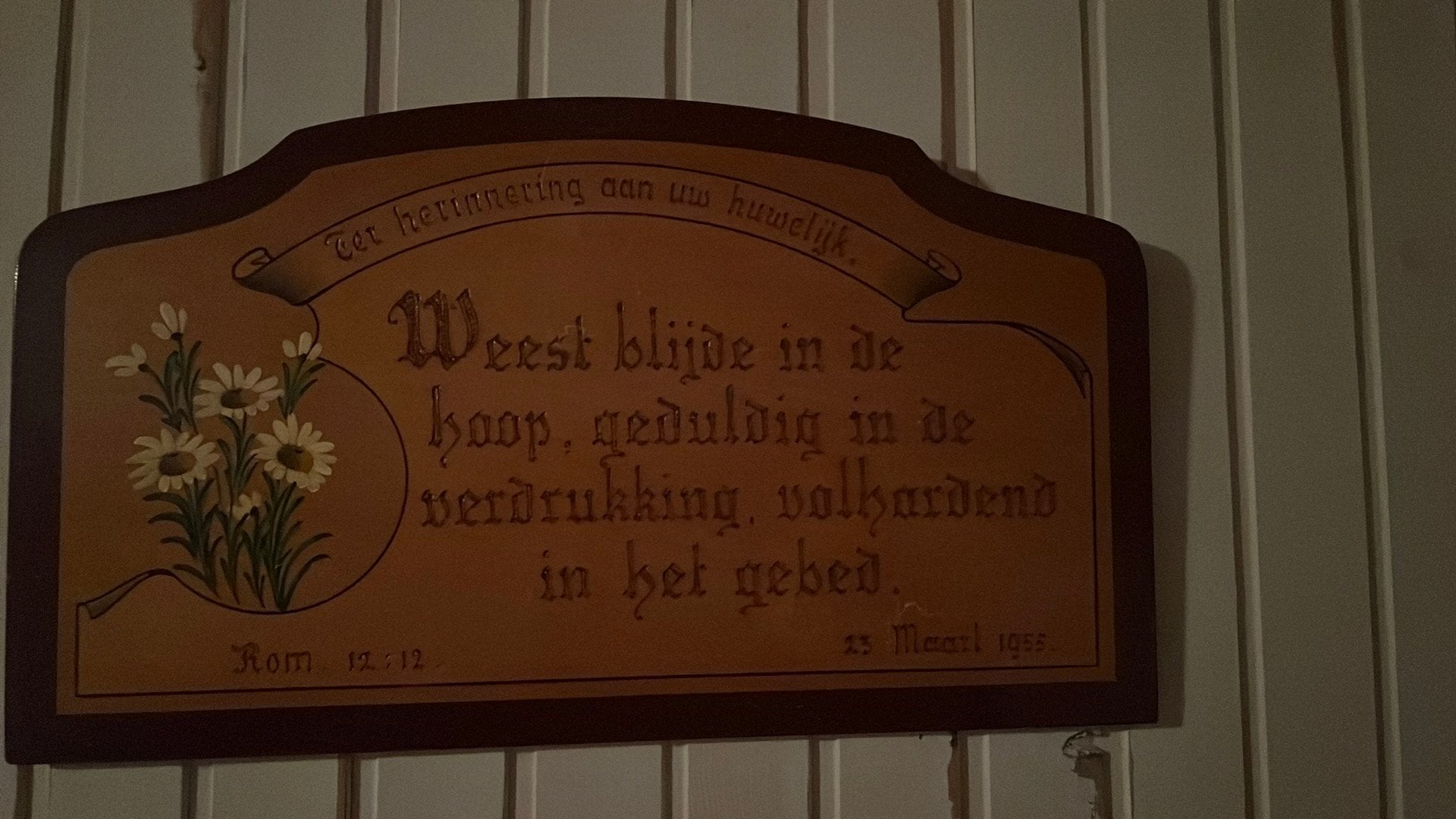 Houten schilderij, Ophalen of Verzenden