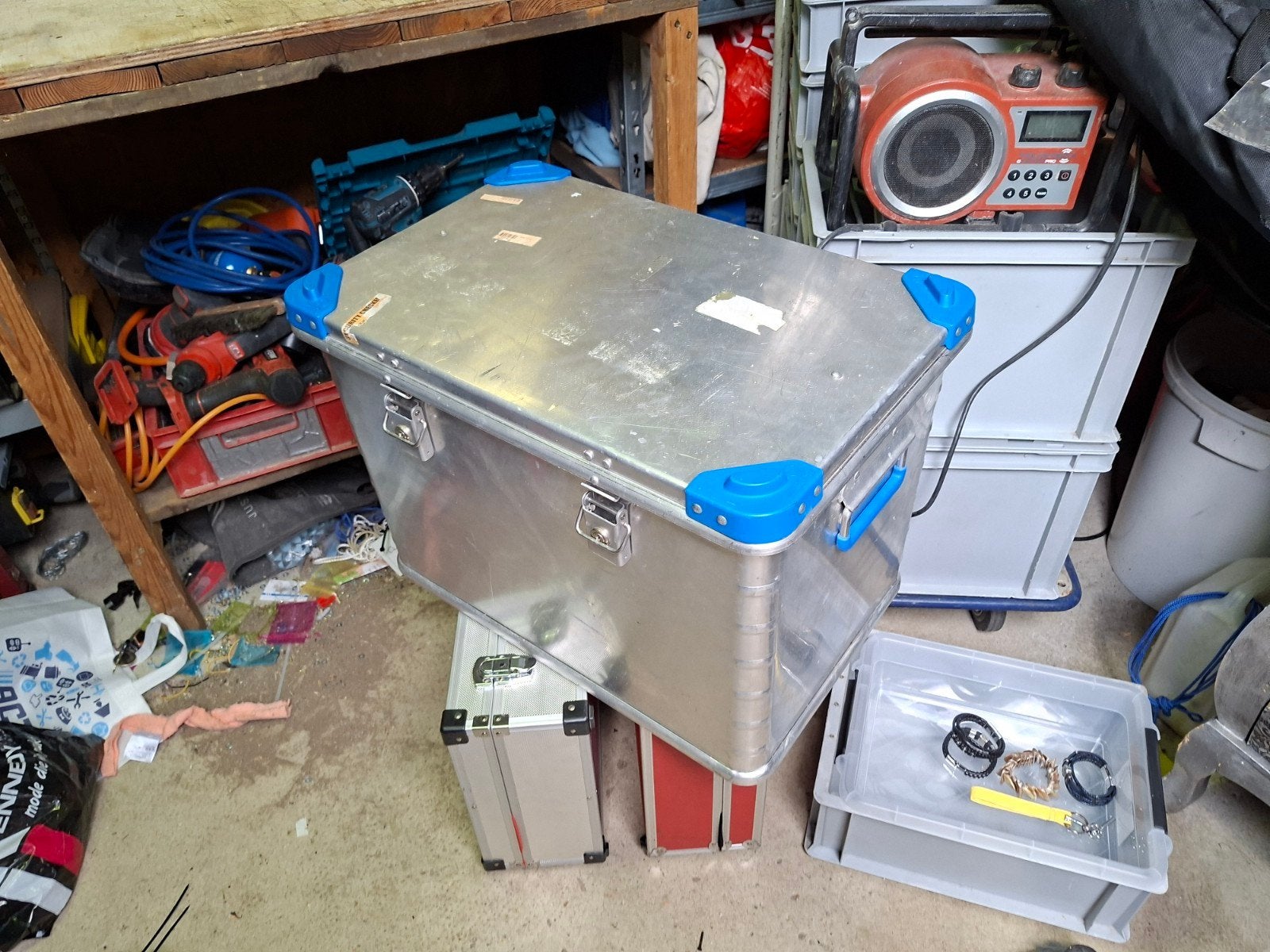 Zarges aluminium kist - Gebruikt maar in goede staat, Ophalen, Gebruikt, 40 tot 60 cm, 50 tot 75 cm