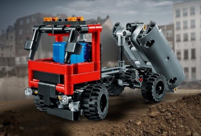 Lego 42084 Haaklader truck container vrachtwagen Technic, Ophalen of Verzenden, Gebruikt, Complete set, Lego