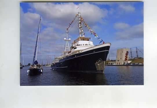 scheepvaart-foto-seawolf-ex smit-2x, Ophalen of Verzenden, Zo goed als nieuw, Motorboot, Boek of Tijdschrift