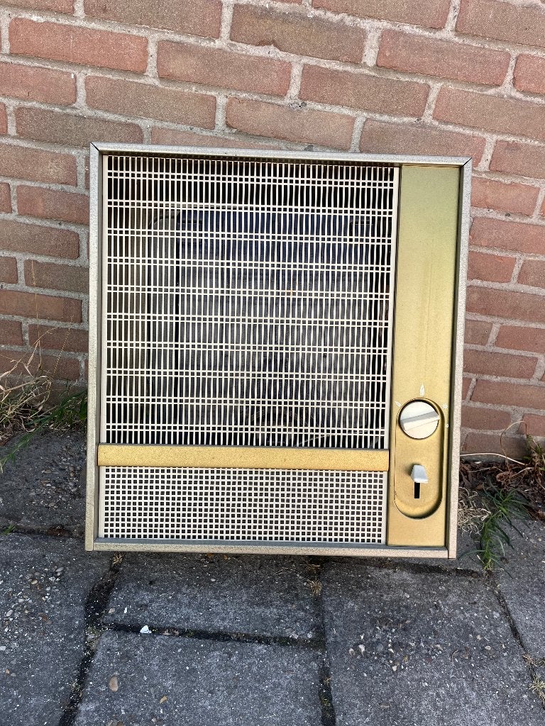 Vintage/retro gevelkachel Dru, Ophalen, Gebruikt, Gas, Hangend